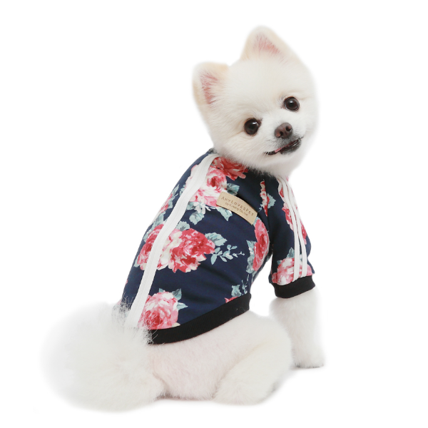 ALP | Floral Jersey T Shirt Apparel AMY LOVES PET   