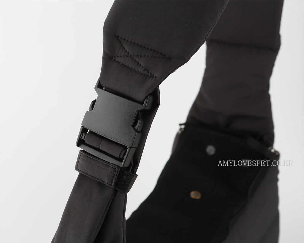 Half Sling Crossbody Bag in Cozy Grey Carry AMY LOVES PET   