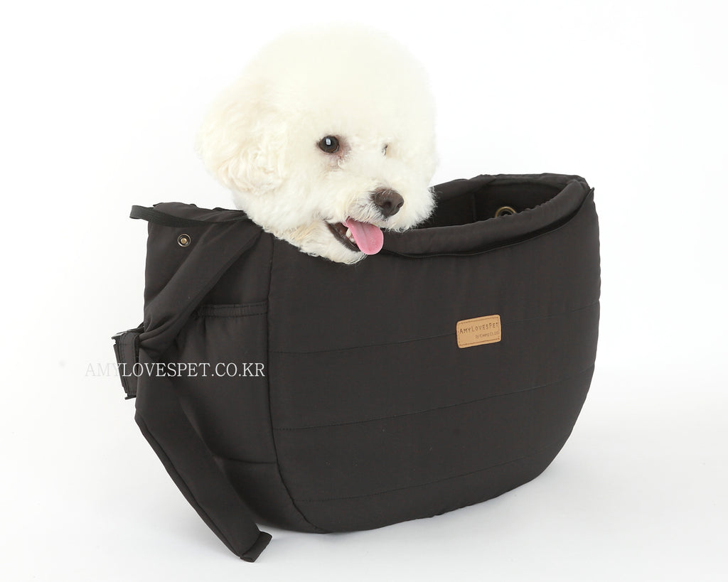 Half Sling Crossbody Bag in Cozy Grey Carry AMY LOVES PET   