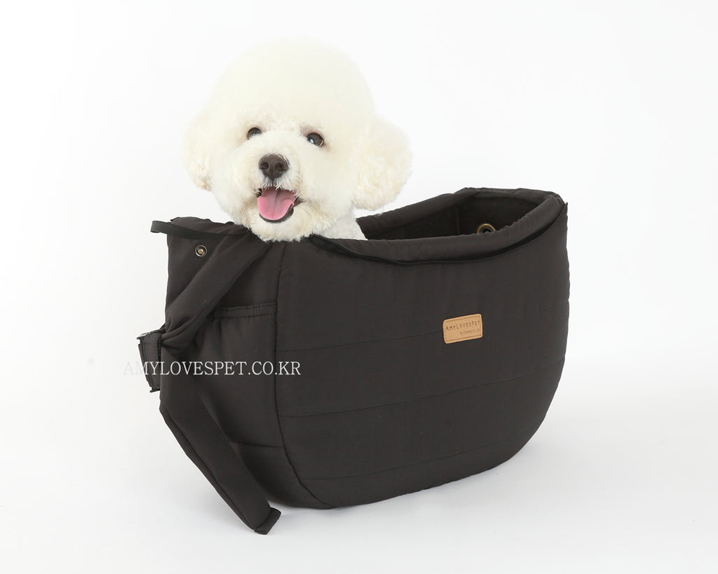 Half Sling Crossbody Bag in Cozy Grey Carry AMY LOVES PET   