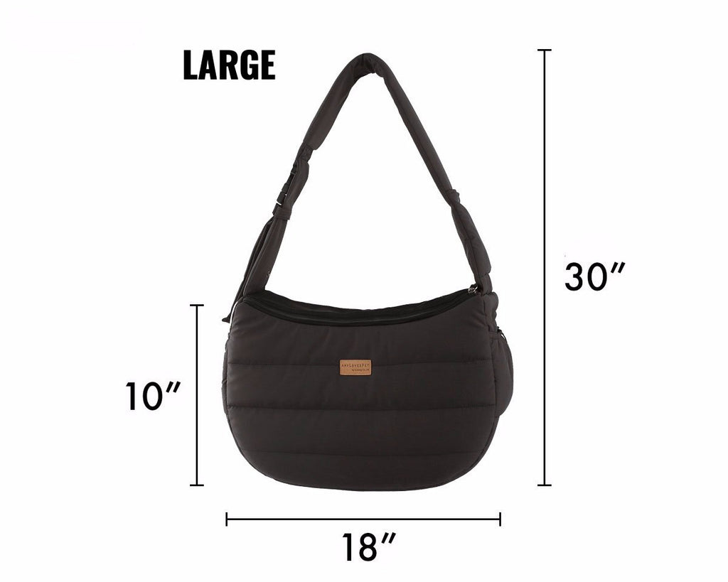 Half Sling Crossbody Bag in Cozy Grey Carry AMY LOVES PET   