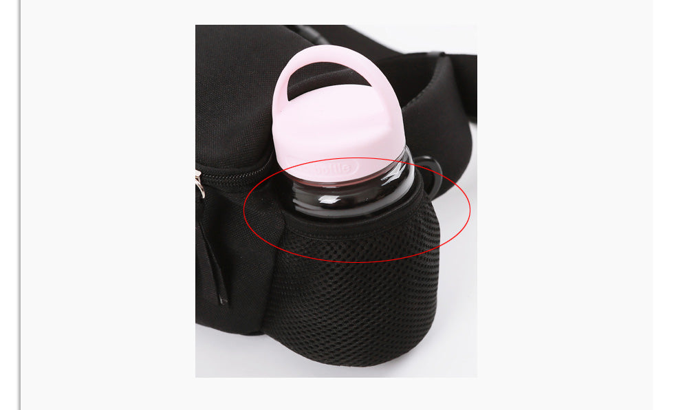 Hands-Free Hip Bag in Black Human AMY LOVES PET   