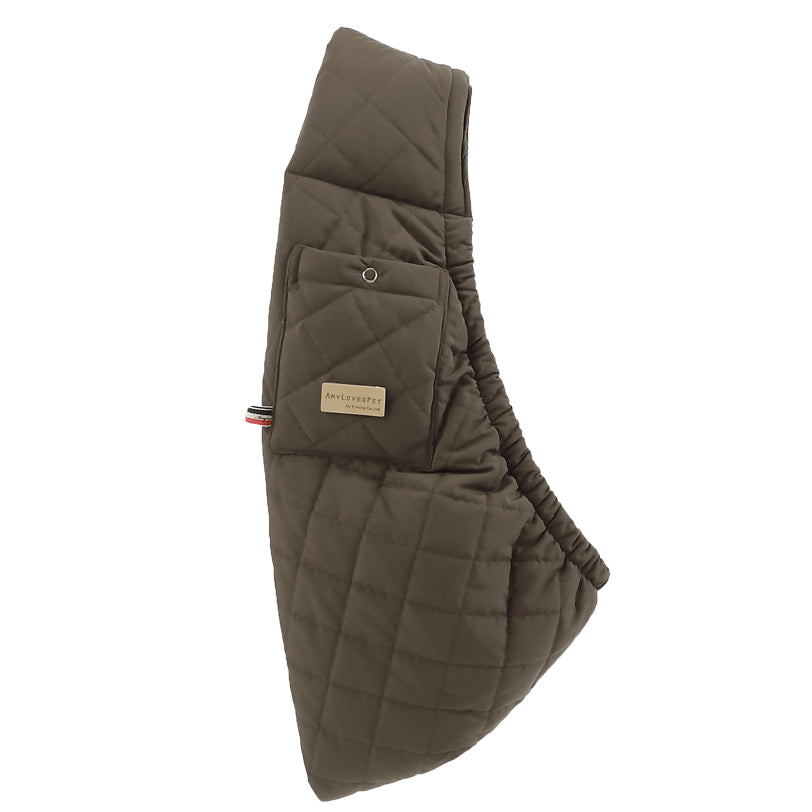 Hug-Me Sling in Quilted Khaki (FINAL SALE) Carry AMY LOVES PET   
