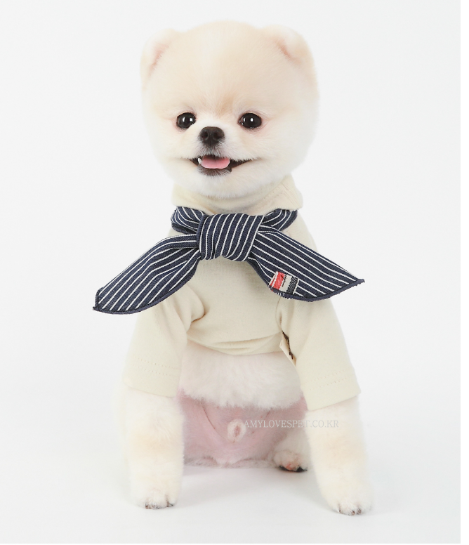 ALP | Navy Stripes Scarf Accessories AMY LOVES PET   