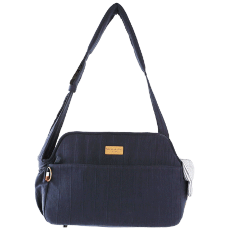 ALP | V Shoulder Bag in Navy Carry AMY LOVES PET   