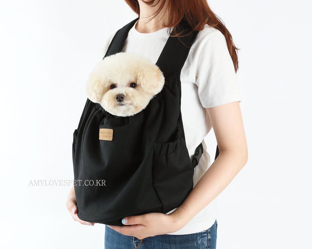 ALP | Hug Front Bag in Black Carry AMY LOVES PET   