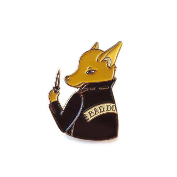 THESE THINGS | Bad Biter Gang Bad BooBoo Chihuahua Enamel Pin Human THESE THINGS   