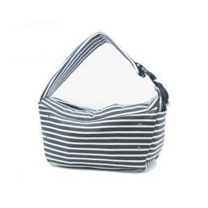 BETTERS | Sling Bag in Grey & White Stripe Carry BETTERS   