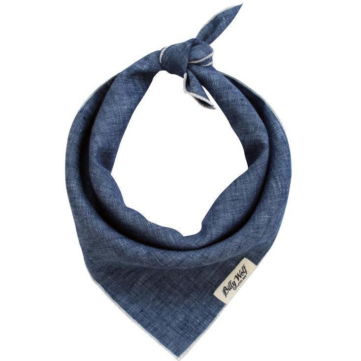 Boyd Linen Dog Bandana Wear BILLY WOLF   