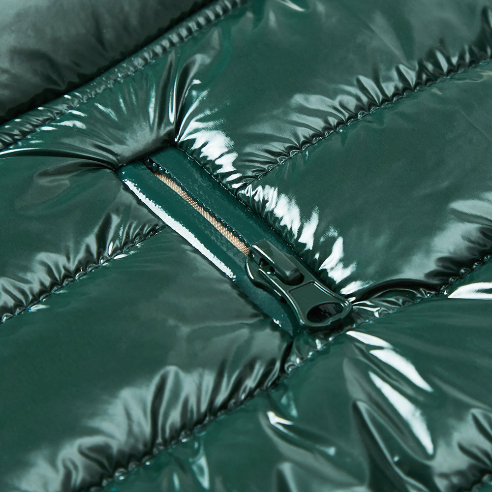All Weather Quilted Puffer Jacket in Hunter Green (FINAL SALE) Wear DOGS & CATS & CO.   