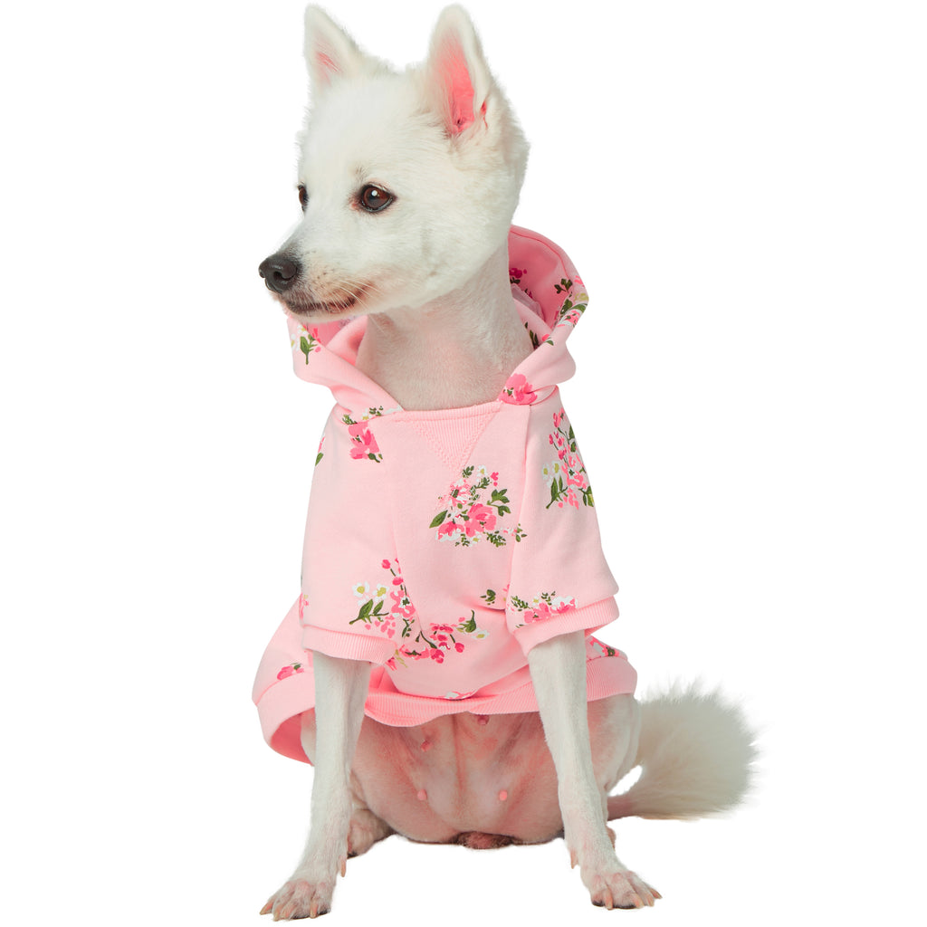 DOGS & CATS & CO. | Floral Sweatshirt in Pink Apparel DOGS & CATS & CO.   