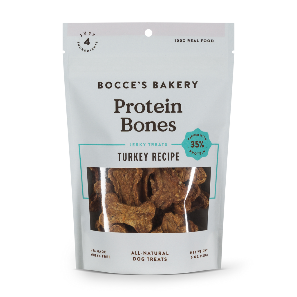 BOCCE'S BAKERY | Turkey Jerky Protein Bones Eat BOCCE'S BAKERY   