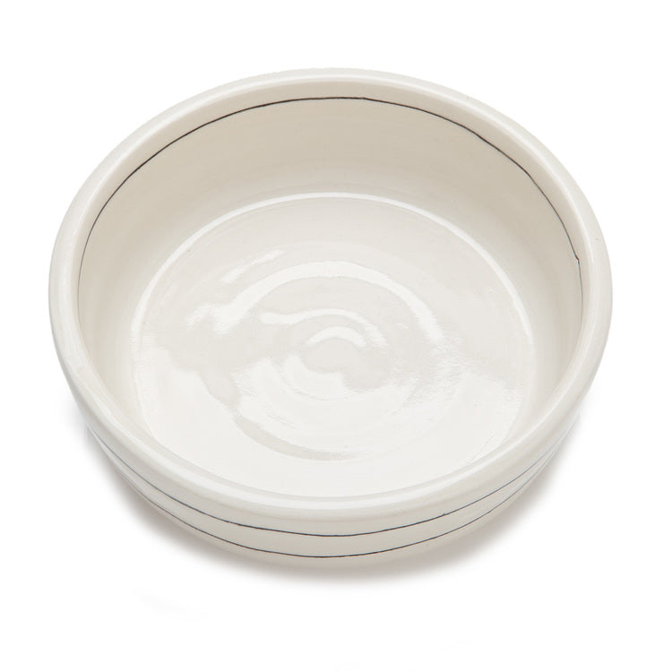 Black + White Stripe Bowl (Dog & Co. Exclusive) Bowls BTW CERAMICS   