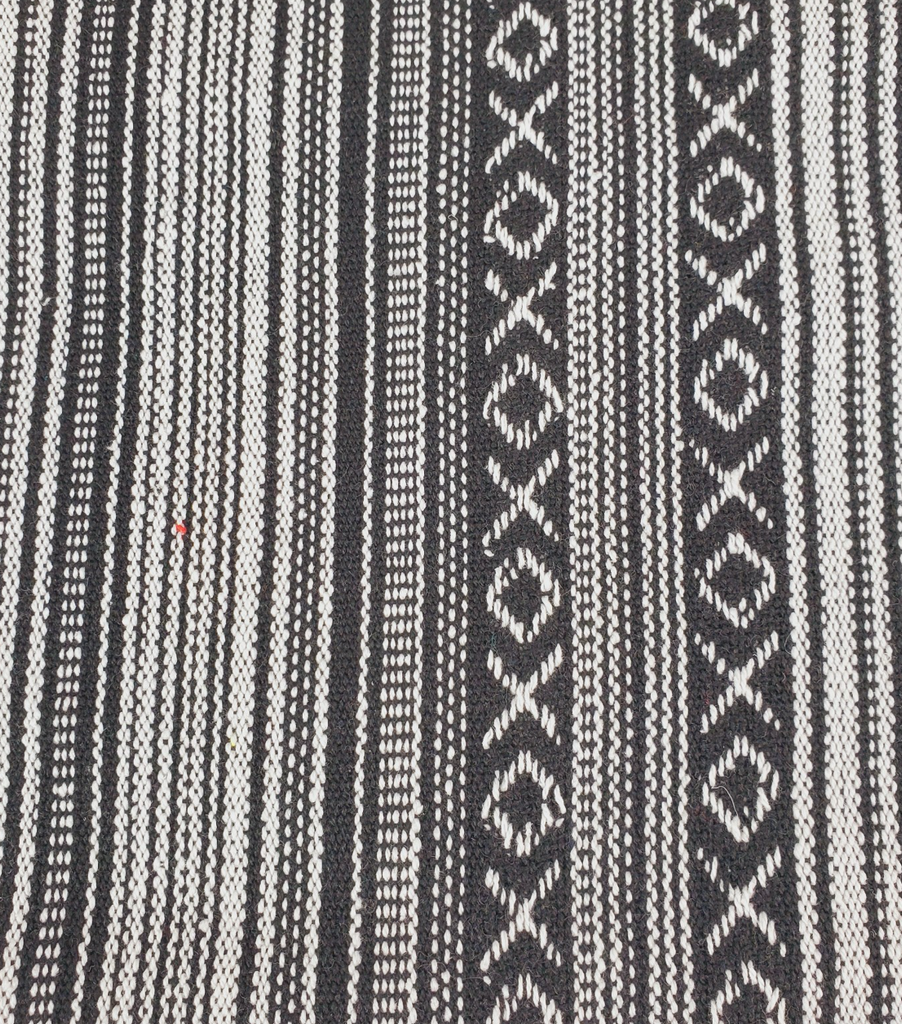 Black and White Woven Cotton Dog Sling Carry WALKING PALM   