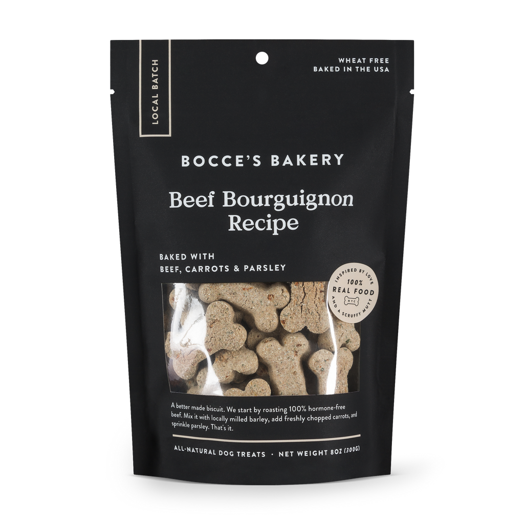 Beef Bourguignon Dog Biscuits Eat BOCCE'S BAKERY   