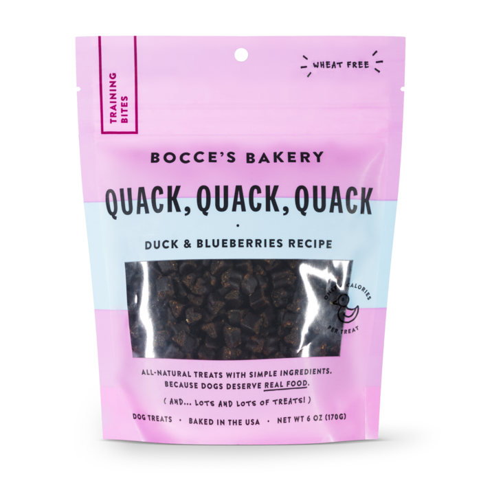 Quack Quack Quack Duck Dog Training Treats Eat BOCCE'S BAKERY   