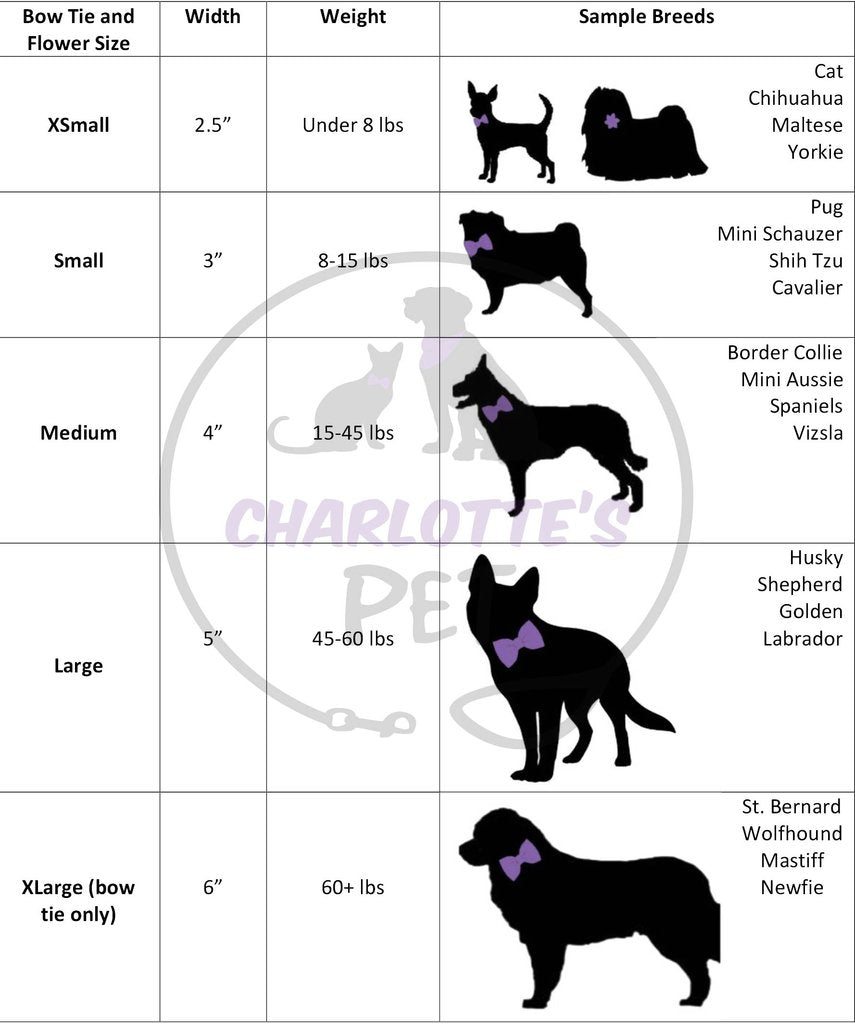 CHARLOTTE'S PET | Purple Plaid Bow Tie Accessories CHARLOTTE'S PET   