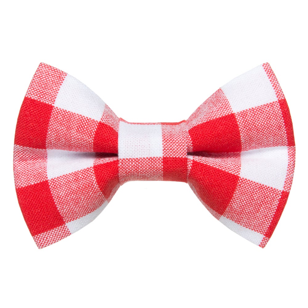 The Brunch At Pickles Gingham Bow Tie Wear SWEET PICKLES DESIGNS   