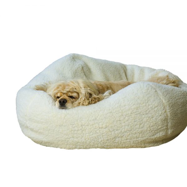 Cheeky Pouf in Sherpa (Custom/Drop-Ship) Drop Ship CAROLINA PET COMPANY   