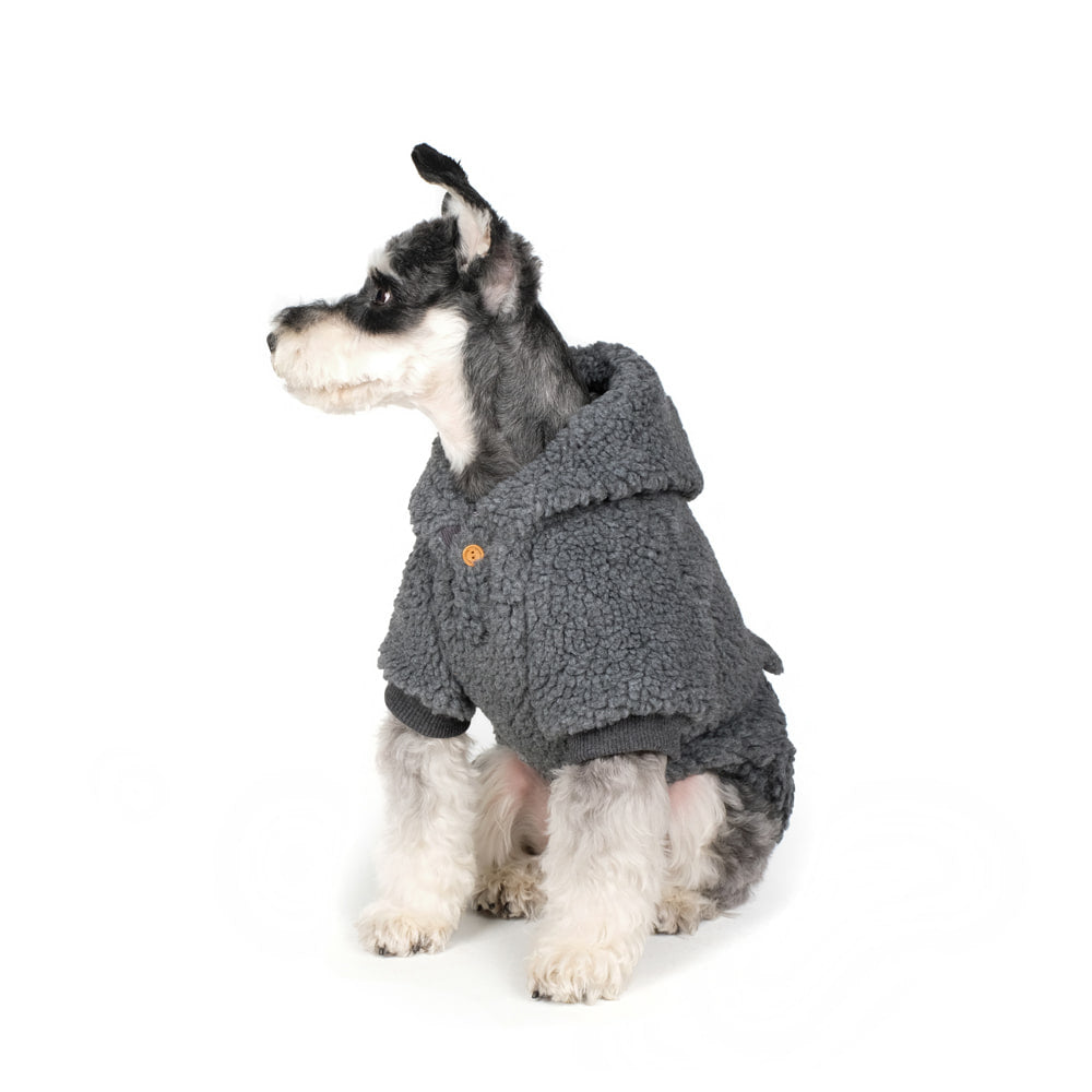 CHARLIE'S BACKYARD | Dickie Hoodie in Grey Apparel CHARLIE'S BACKYARD   