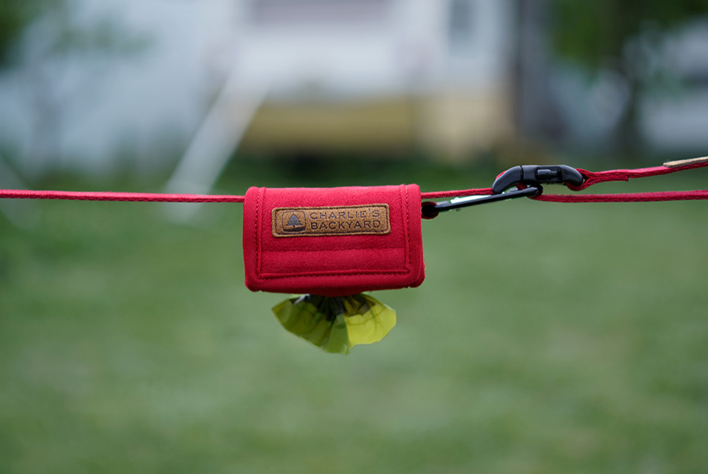 Easy Dog Poo Bag in Tan Walk CHARLIE'S BACKYARD   