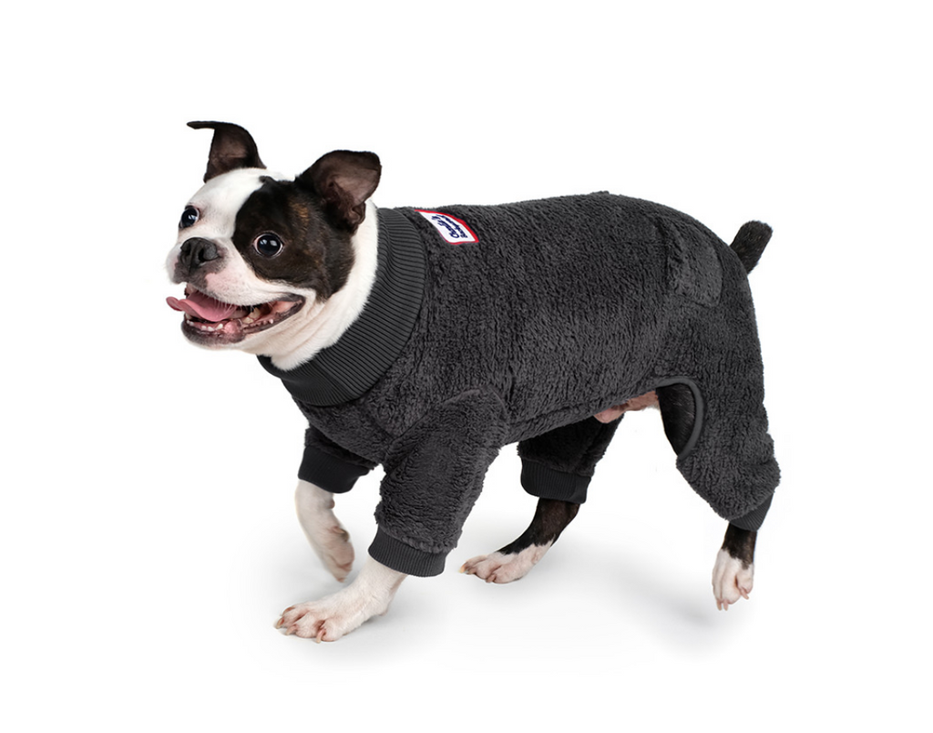 Monster Warmer Dog Onesie in Grey<br>((CLEARANCE)) Wear CHARLIE'S BACKYARD   