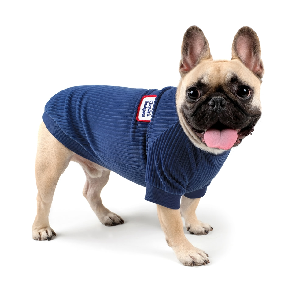 CHARLIE'S BACKYARD | Alley Pullover in Navy Apparel CHARLIE'S BACKYARD   