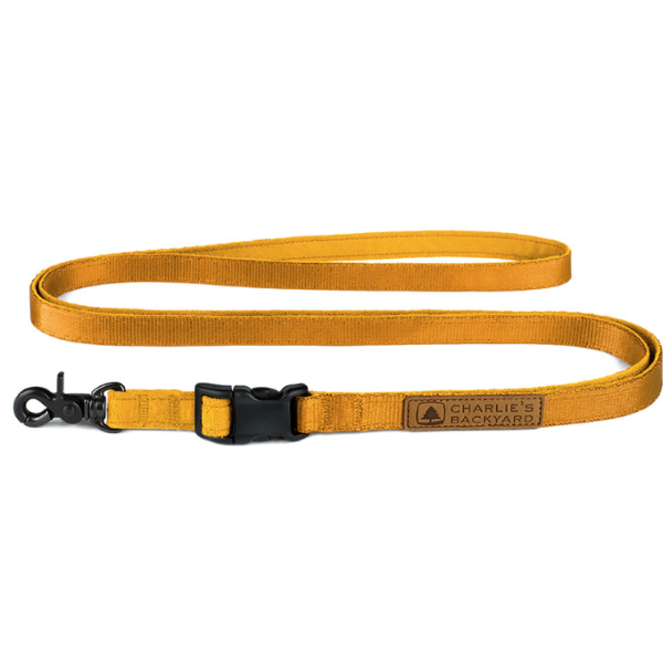 Adjustable Easy Dog Leash in Yellow Walk CHARLIE'S BACKYARD   