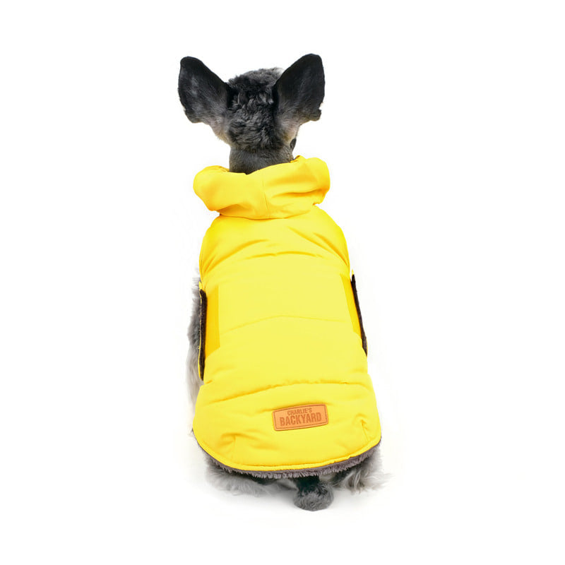 CHARLIE'S BACKYARD | Turtle Padding Jacket in Yellow Coats & Jackets CHARLIE'S BACKYARD   