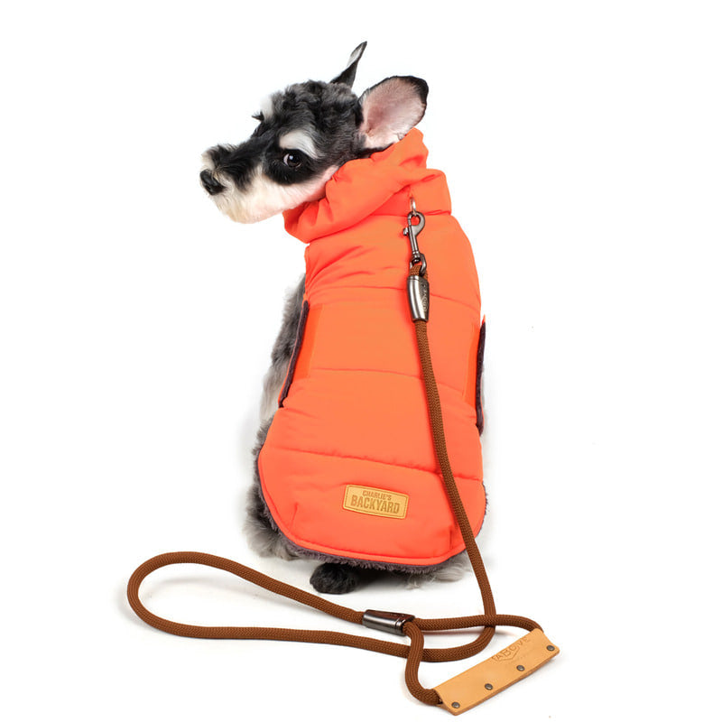 CHARLIE'S BACKYARD | Turtle Padding Jacket in Orange Coats & Jackets CHARLIE'S BACKYARD   