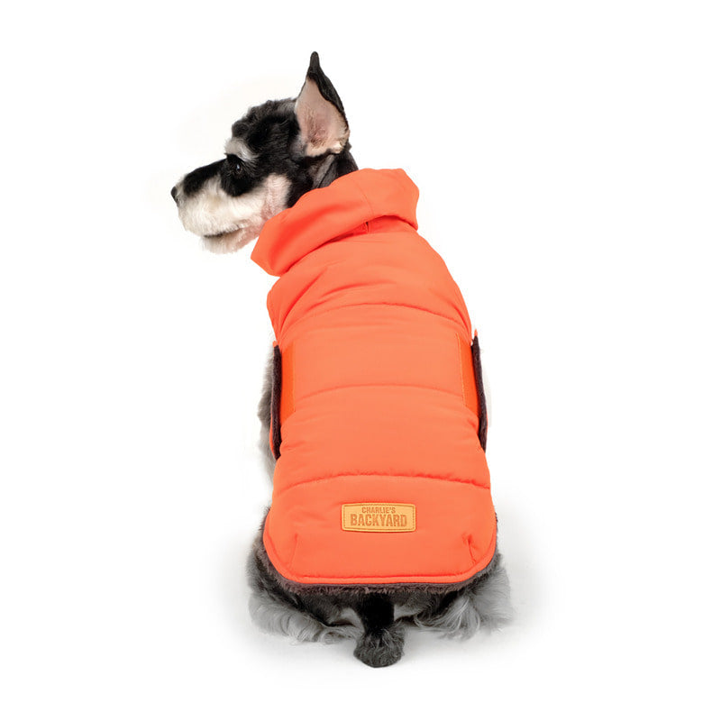 CHARLIE'S BACKYARD | Turtle Padding Jacket in Orange Coats & Jackets CHARLIE'S BACKYARD   
