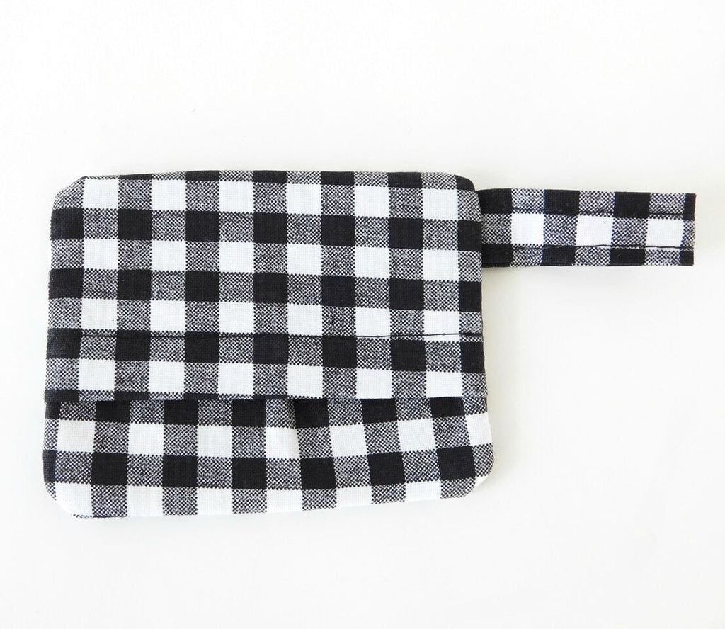 CHARLOTTE'S PET | Waste Bag Hold in Black Gingham Add-Ons CHARLOTTE'S PET   