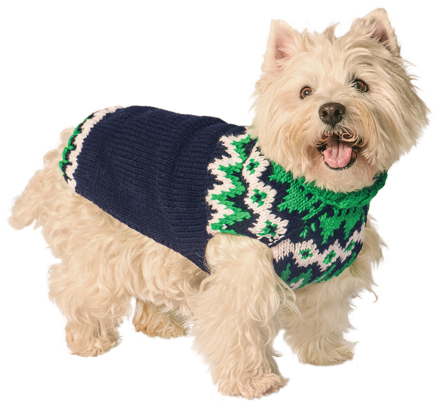 CHILLY DOG | Green Alps Sweater Apparel Chilly Dog   