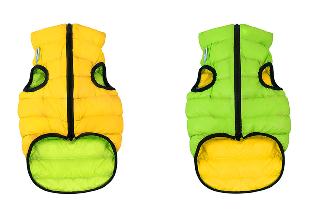 Reversible AiryVest in Light Green and Yellow (FINAL SALE) Wear COLLAR BRAND   