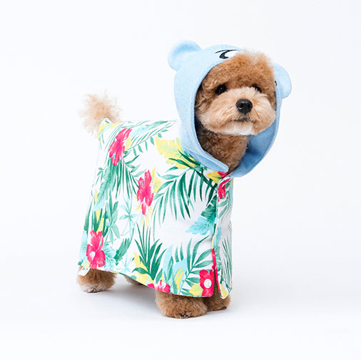 COTE A COTE | Krunk Bathrobe in Hawaiian Print Apparel COTE A COTE   