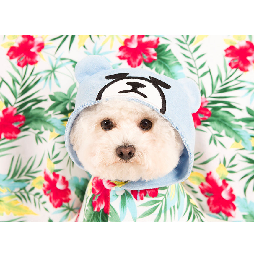 COTE A COTE | Krunk Bathrobe in Hawaiian Print Apparel COTE A COTE   