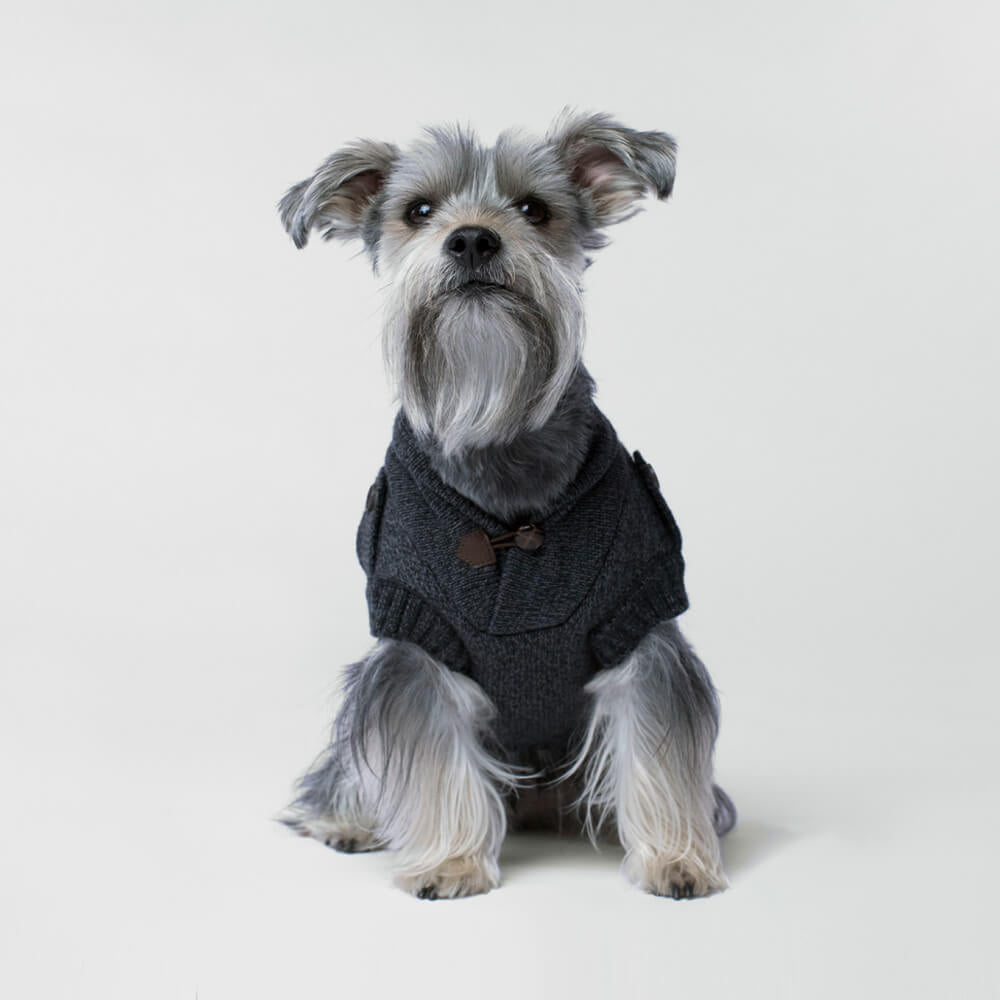 CANADA POOCH | Cargo Cardigan Sweater in Charcoal Coats & Jackets CANADA POOCH   