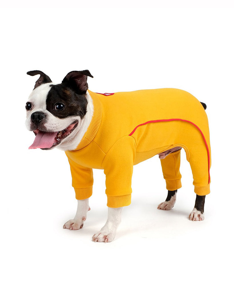 Bruce Warmer Dog Onesie in Yellow << FINAL SALE >> Wear CHARLIE'S BACKYARD   