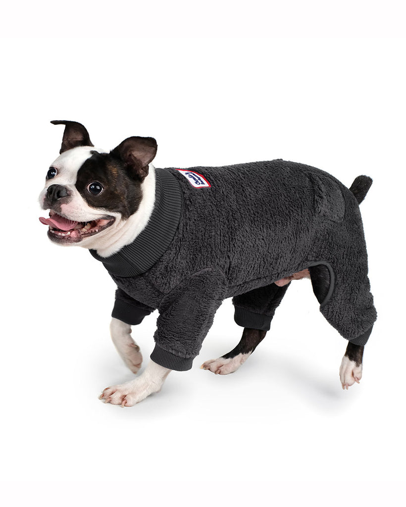 Monster Warmer Dog Onesie in Grey<br>((CLEARANCE)) Wear CHARLIE'S BACKYARD   