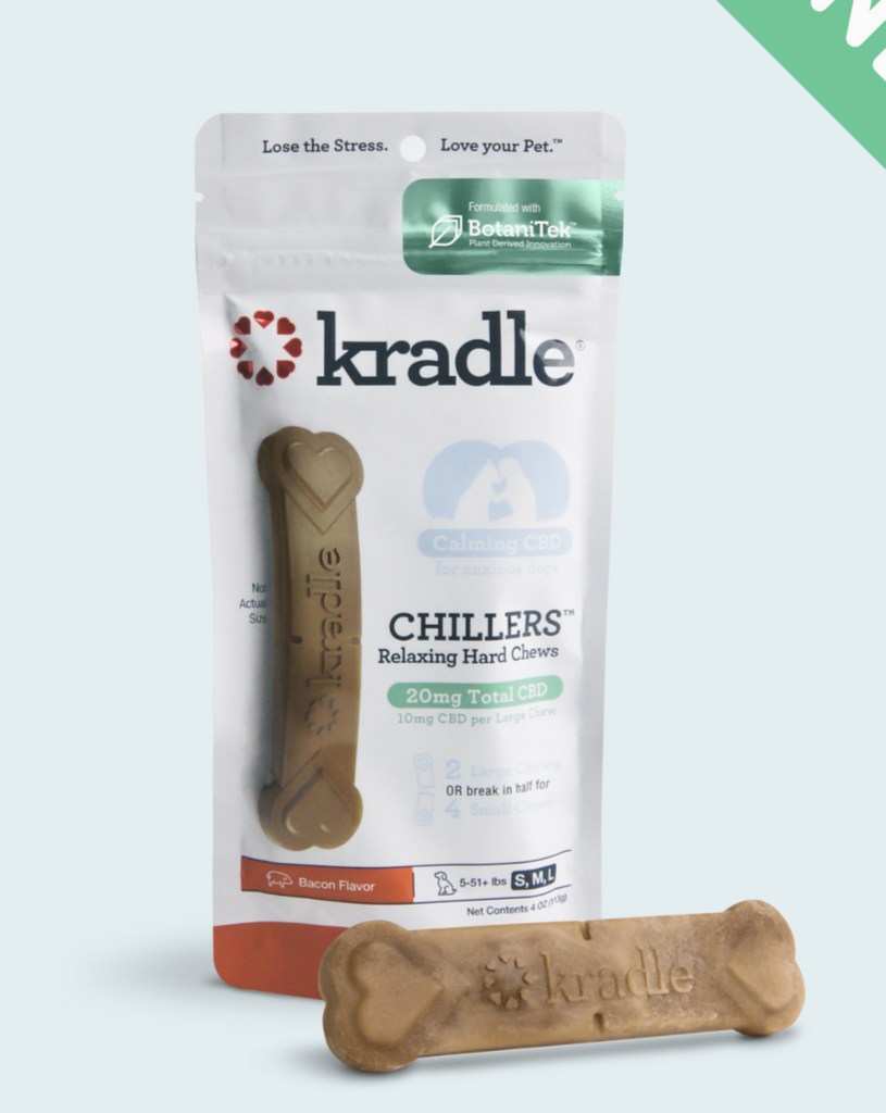 Chillers CBD Hard Chews for Dogs (2 Pack) Eat KRADLE   