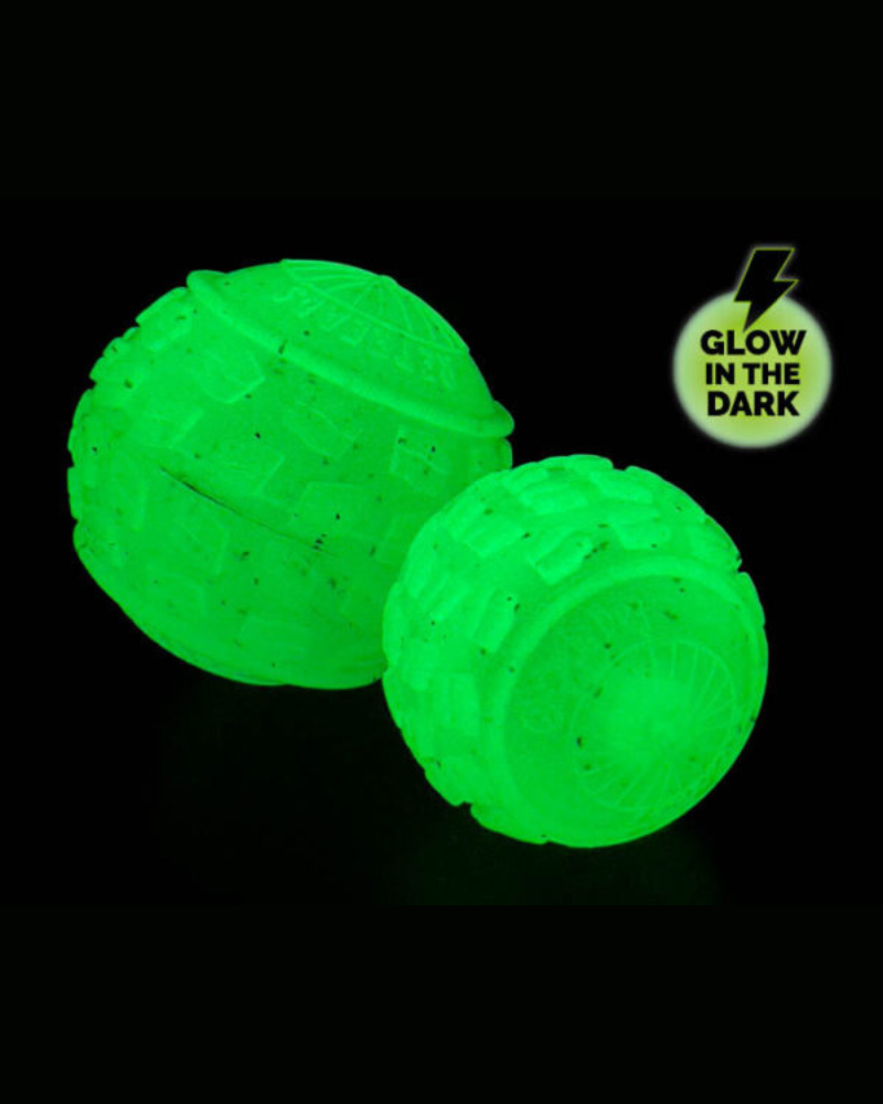 High Roller Glow in the Dark Ball Dog Toy Play CYCLE DOG   