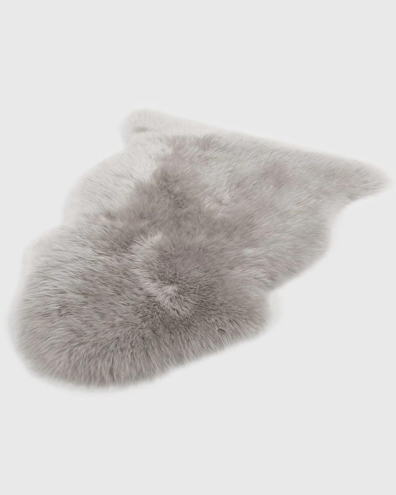 Natural Sheepskin Pet Throw in Chateau Grey (25"x37") HOME THE MOOD   