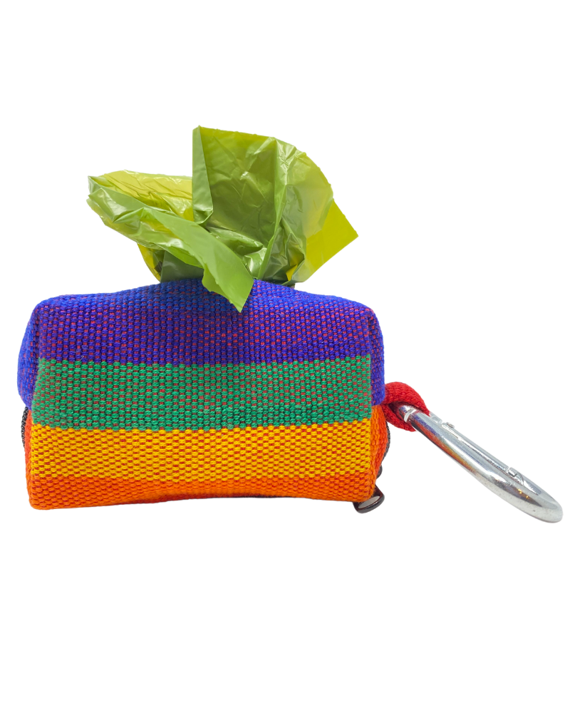 A Case Of Stripes Poo Bag Holder in Rainbow << FINAL SALE >> walk SAM & NALA   