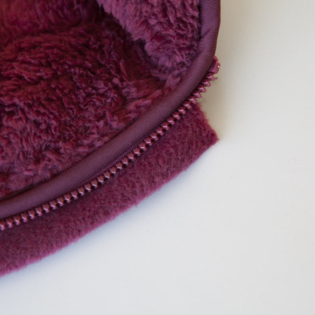 DENTISTS APPOINTMENT | Boa Fleece All-in-One in Burgundy Apparel DENTISTS APPOINTMENT   
