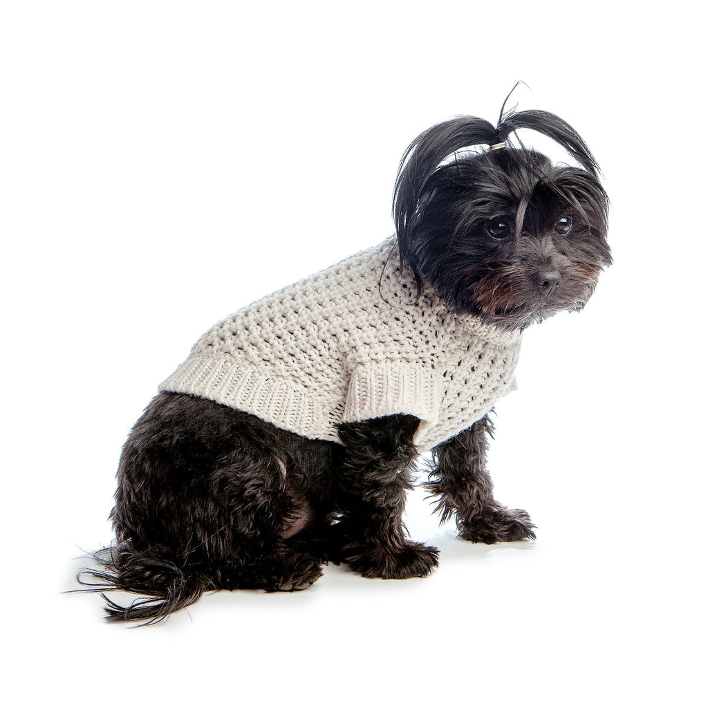 DNY | Chunky Knit Beach Sweater in Shell Apparel DNY   