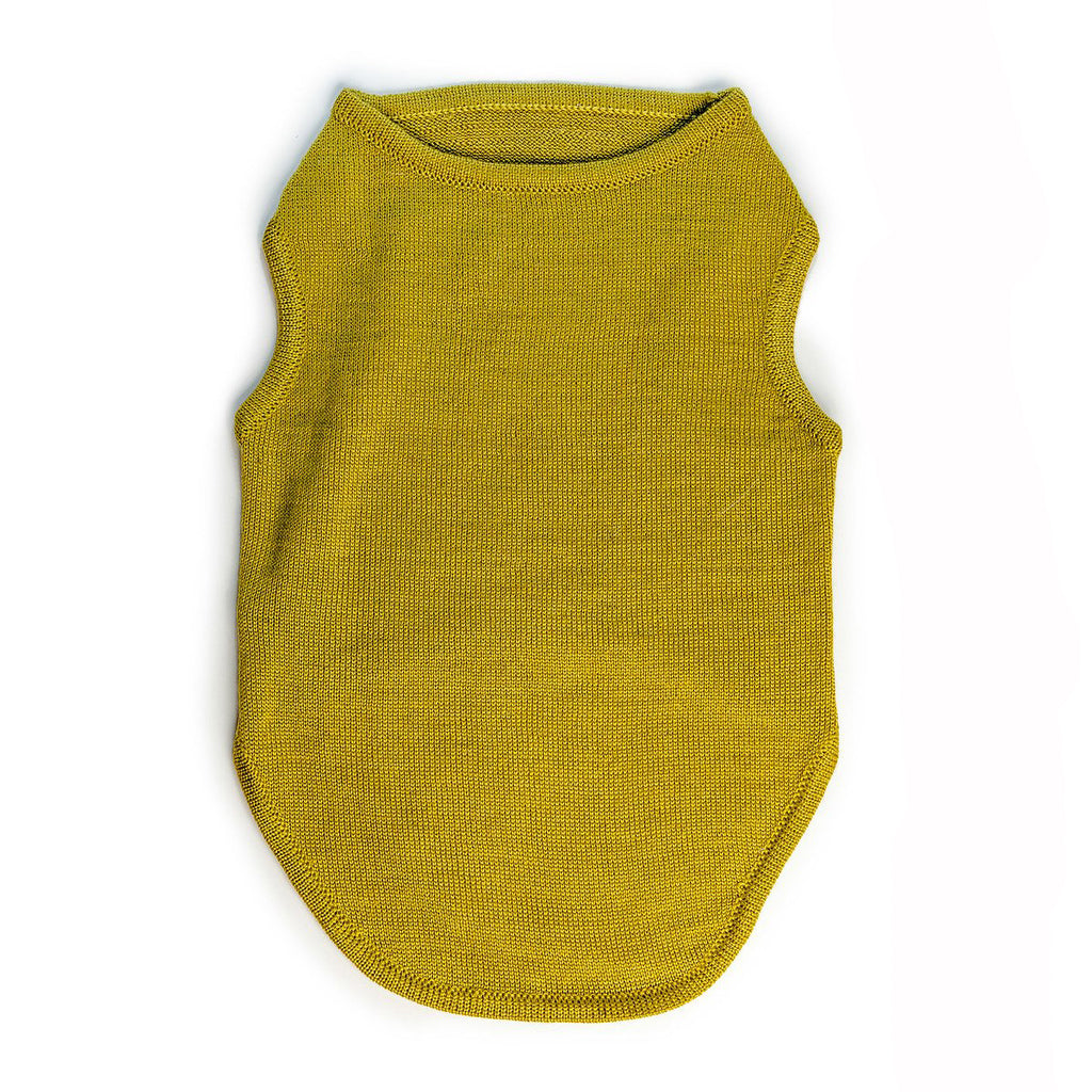 DNY | Sleeveless Knit Tee in Chartreuse Green Apparel DNY   