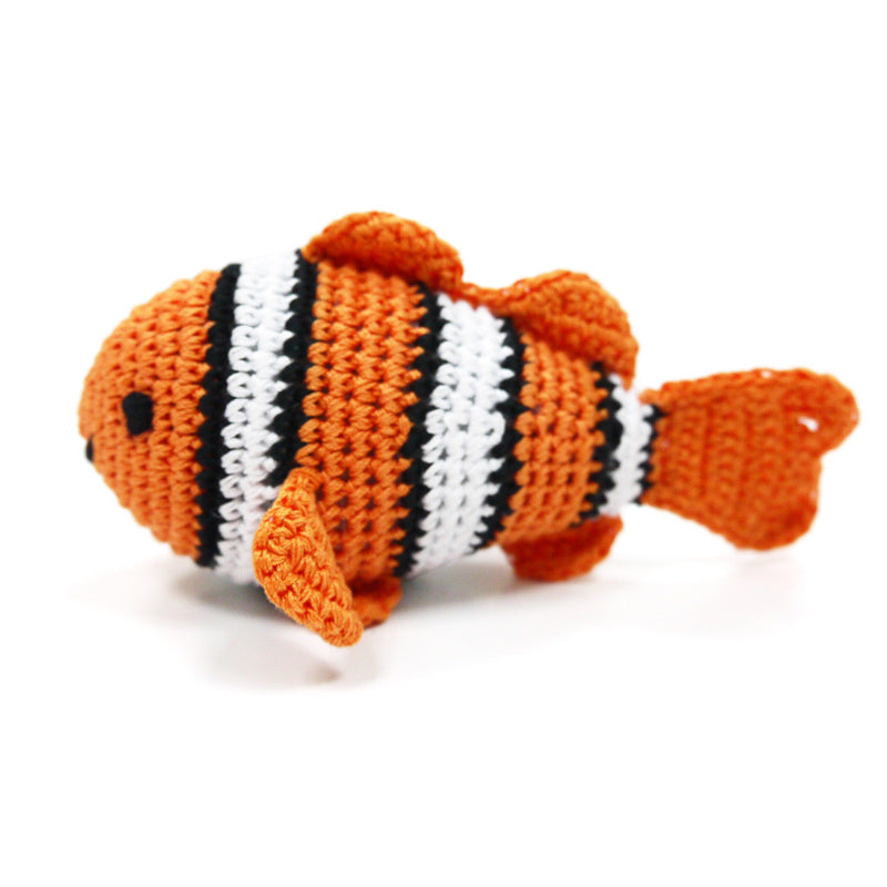 DOGO | Clown Fish Squeaky Toy Play DOGO   