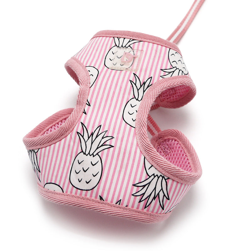 DOGO | Pineapple Harness in Pink Harness DOGO   