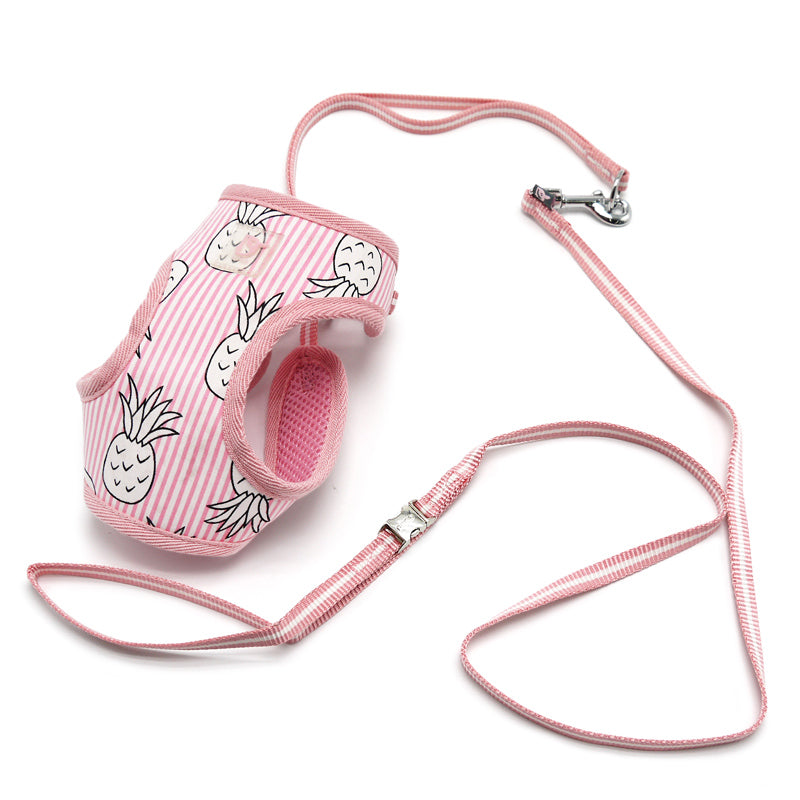 DOGO | Pineapple Harness in Pink Harness DOGO   