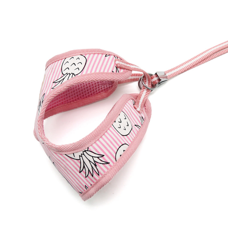 DOGO | Pineapple Harness in Pink Harness DOGO   